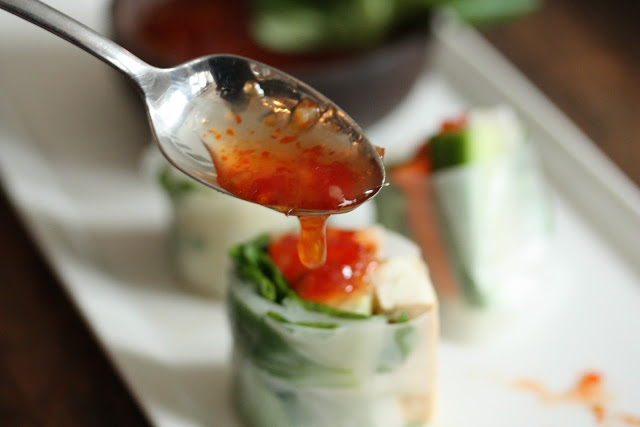 Вьетнамские овощные роллы