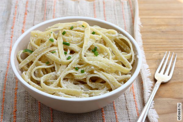 Веган Fettuchini Альфредо