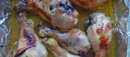 Куриные ножки в горчичном соусе