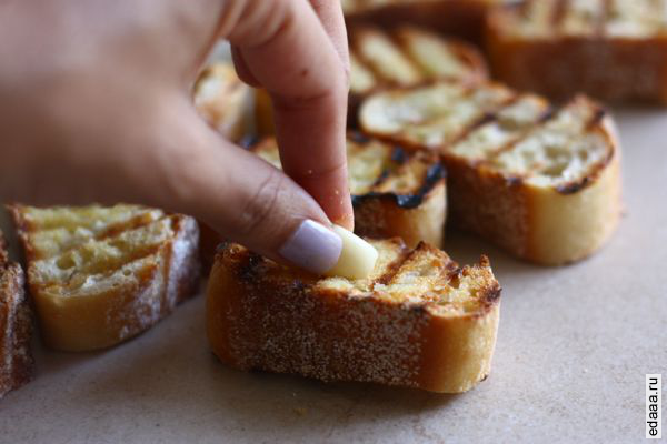 Гренки с жаренным перцем