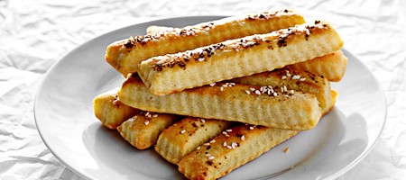 Соломка из сливочного сыра
