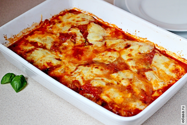 Куриная грудка с пармезаном