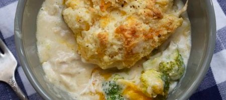 Куриная запеканка с брокколи