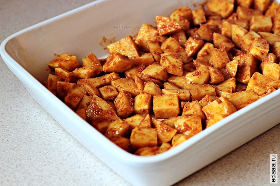 Жареный картофель с пармезаном