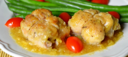 Нежное и ароматное куриное филе, фаршированное ананасом.