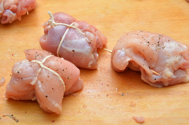 Курица с ананасом и сыром