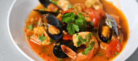 Рагу из морепродуктов