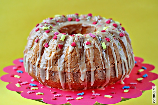 Праздничный мандариновый кекс