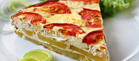 Картофельная запеканка с сыром 