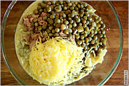 Запеканка из лапши и тунца