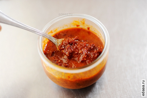 Паста с сыром и томатами