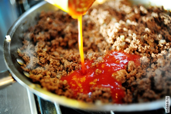 Буритос с говядиной и бобами