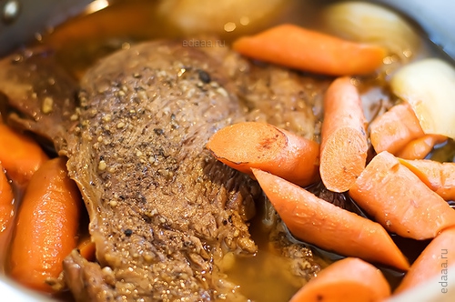Жаркое из говядины с овощами