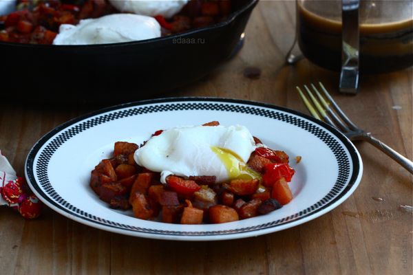 Жареный картофель с шпиком