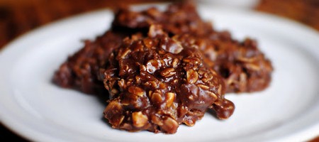 Овсяное печенье с кокосом и арахисовым маслом