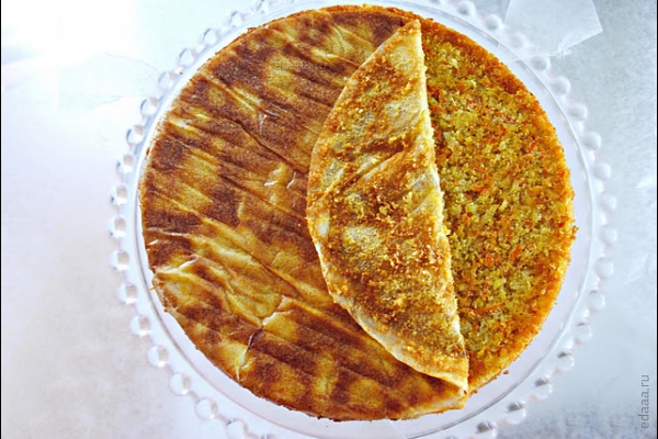 Морковно-кокосовый торт