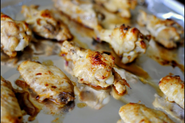 Пряные куриные крылышки
