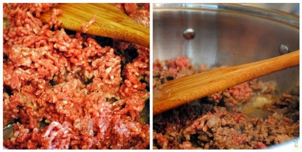 Макароны с мясным соусом