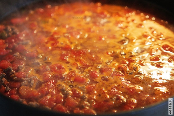 Макароны Чизбургер