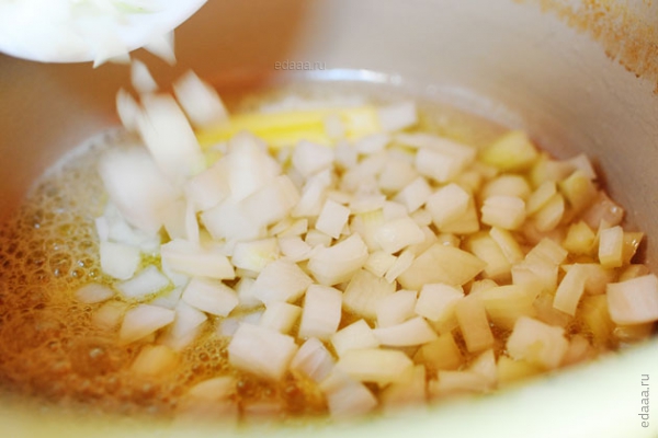 Похлебка с кукурузой и сыром