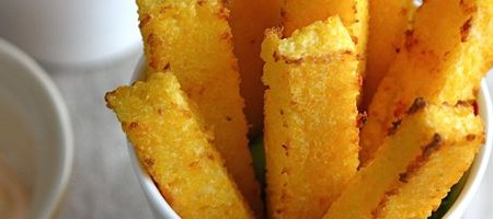 Аппетитные запеченные полена фри