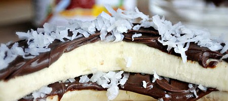 Бананы с  Nutella