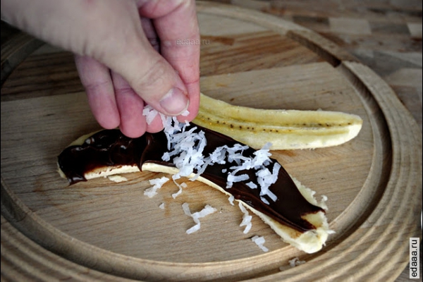 Бананы с  Nutella