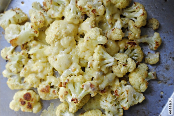 Цветная капуста запеченная с сыром