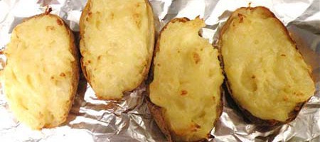 Фаршированный запеченный картофель