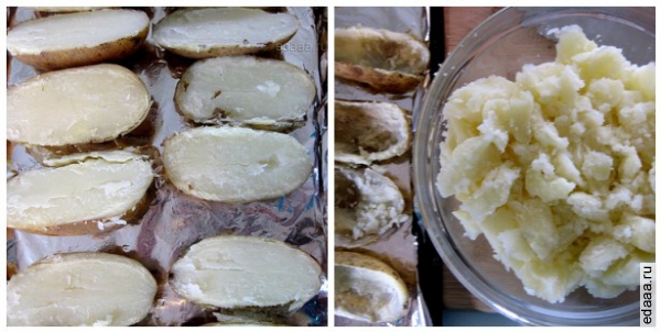 Фаршированный запеченный картофель
