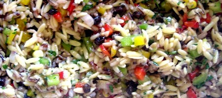 Оrzo  с диким рисом и овощами