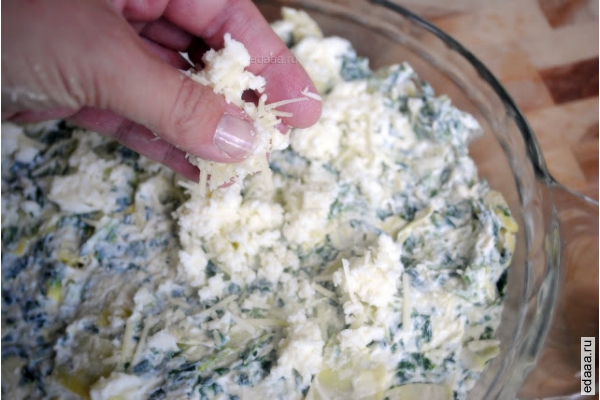 Артишоки запеченные с сыром и шпинатом