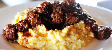 Пряная тушеная говядина со сливочным сыром
