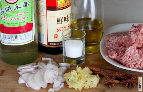 Тайванская лапша со свининой