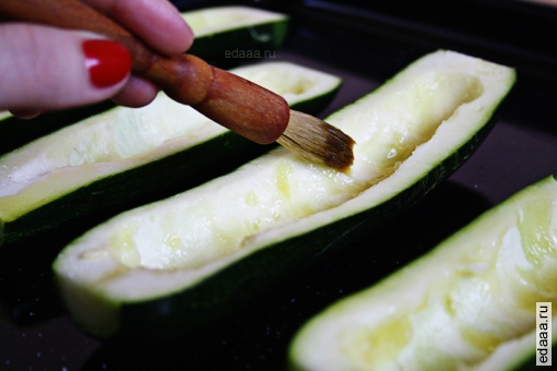 Цуккини фаршированные рисом и овощами