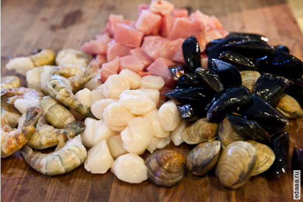 Попурри из морепродуктов