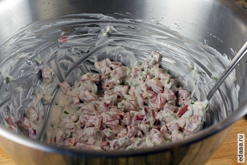 Салат из сладкого картофеля