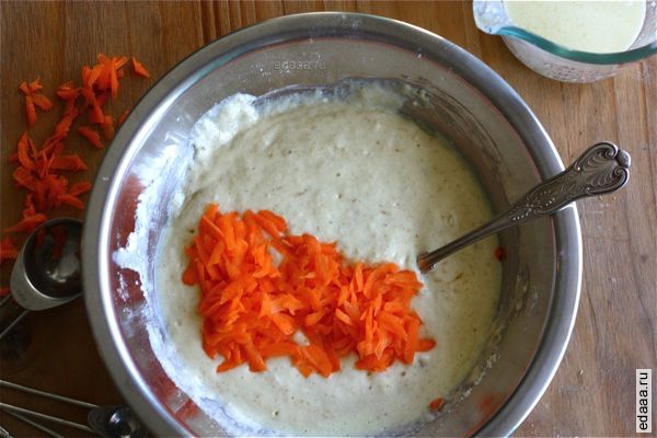 Кукурузно-морковные блины
