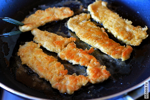 Хрустящие куриные наггетсы