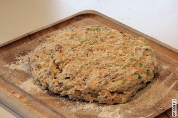 Сырные булочки с беконом и зеленым луком