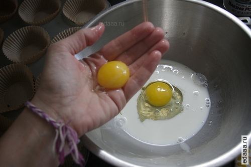 Кексы с голубикой