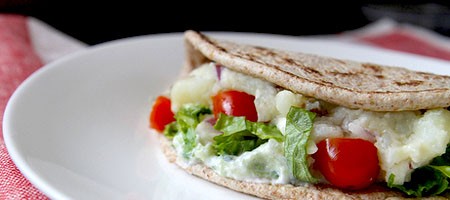 Картофельный гирос с фета
