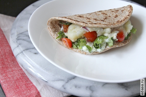 Картофельный гирос с фета
