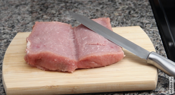 Жареная свинина с овощами