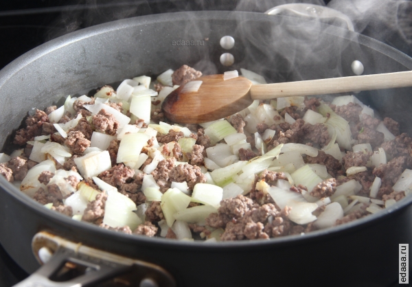Овощная запеканка с мясом