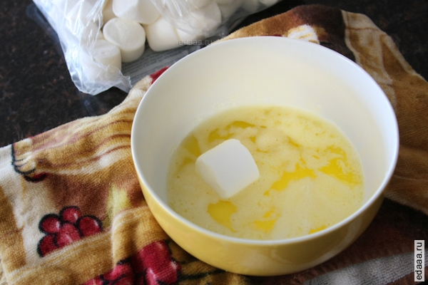 Кексы с зефиром