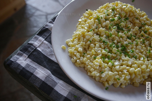 Тушеная кукуруза