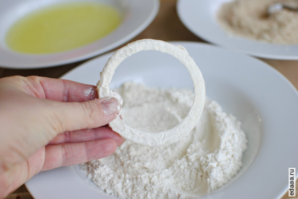 Хрустящие луковые кольца