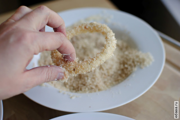 Хрустящие луковые кольца
